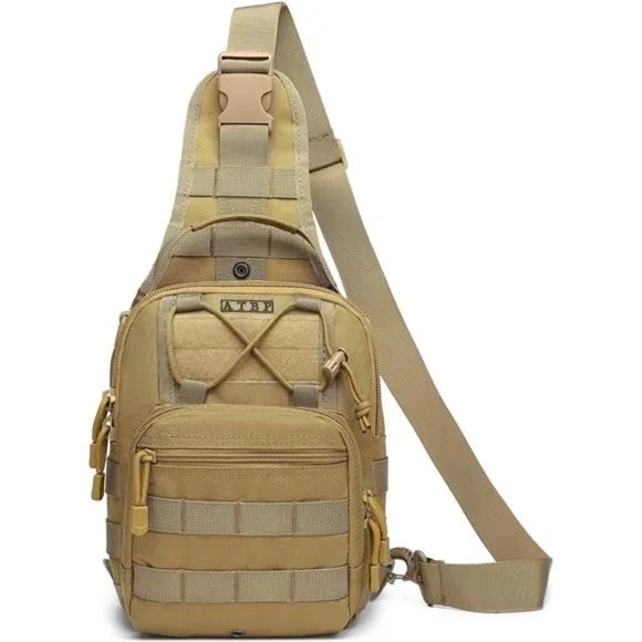 ATBP Small Tactical Sling Backpack Bag Pack for Men Military Shoulder Bag  Molle